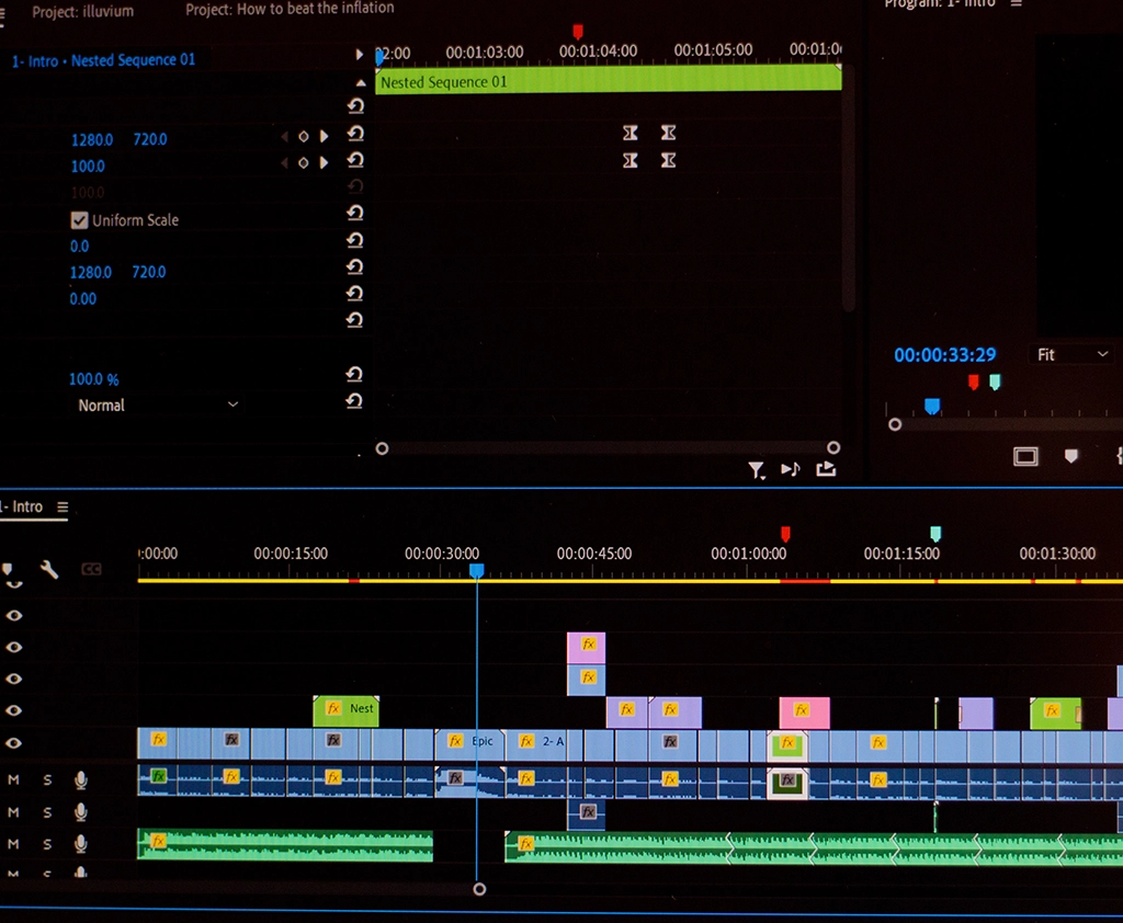 SNS・動画編集・アニメーション制作メインイメージ