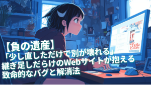 【負の遺産】「少し直しただけで別が壊れる」継ぎ足しだらけのWebサイトが抱える致命的なバグと解消法